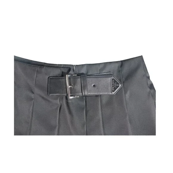 Authentic Prada Nylon Pleated Mini Skirt - Picture 2 of 4